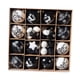 thumbnail image 4 of 52x Adornos de bolas navideñas, Decoración colgante navideña, Adorno navideño, Negro, 4 of 9