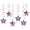 Red2, variant on Xinyat 6 Pcs Patriotic Star Cutouts 4th of July Paper Star Cutouts Independence Day Stars Accents for Memorial Day DIY Bulletin Board Star Cutouts FO-KIDS Patriotic Theme Party Decor