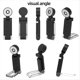 thumbnail image 1 of Luz de Lectura con Clip USB, Luz de Lectura Plegable, Luz de Lectura LED, Luz de Lectura PortáTil, Recargable, 6 Niveles de Brillo, Regulable, Color Negro A, 1 of 10