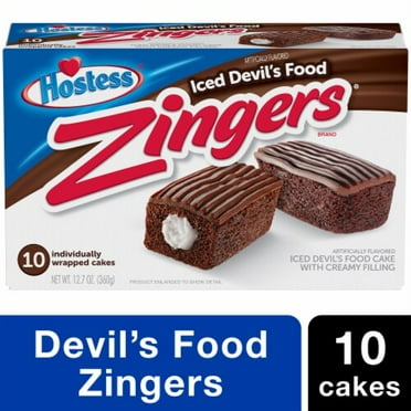 HOSTESS Devil's Food ZINGERS 10 ct / 12.7 oz