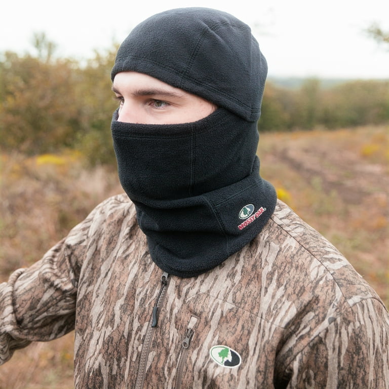 Mossy Oak Black Fleece Hunting Facemask Balaclava, Adult - Walmart.com