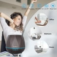 thumbnail image 4 of 550ml Essential Oil Diffuser, Daroma Upgraded Remote Control 6 in 1 Aromatherapy Ultrasonic Cool Mist Humidifier, 7 Color Changing Mood Lights & Waterless Auto-Off for Home Office Gift,, 4 of 7