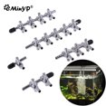 thumbnail image 2 of Aquarium Air Flow Control Lever Valve Distributor Splitter Oxygen Pump Accessories Fish Tank Stainless Steel Air Valve 1To5 Way, 2 of 5