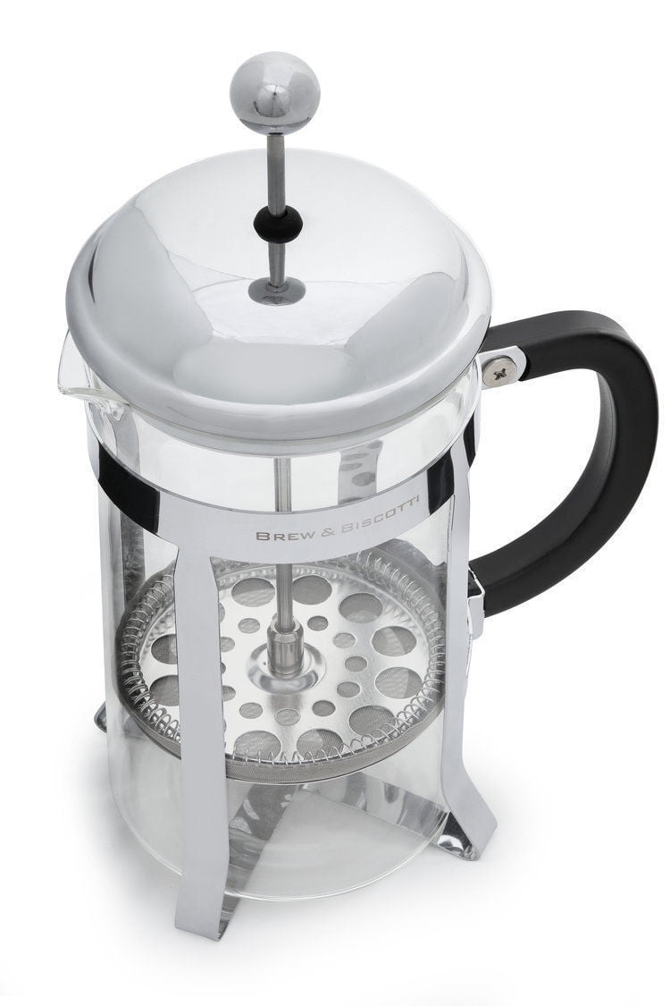 French Press Coffee Maker Tea Pot Plunger Glass Stainless Steel 1