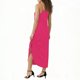 thumbnail image 5 of Vestido Corto para las Mujeres Verano Cuello en V Color Sólido Vestido de Cambio de Manga Corta con Bolsillos, Top de Primavera Casual para el Uso Diario, 5 of 7