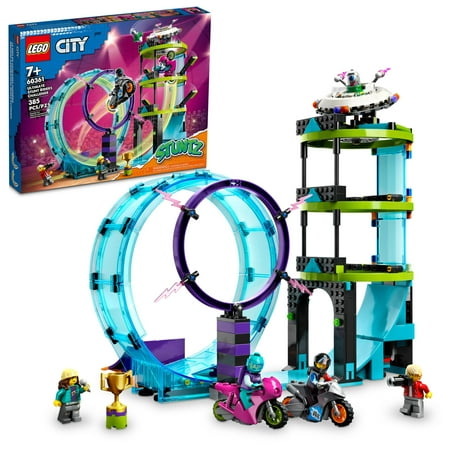 UPC: 0673419374972 | LEGO City Stuntz Ultimate Stunt Riders Challenge 60361  3in1 Stunts for 1 or 2 Player Build and Play Action  with 2 Flywheel-Powered Motorcycles Toys for Kids  2023 Set