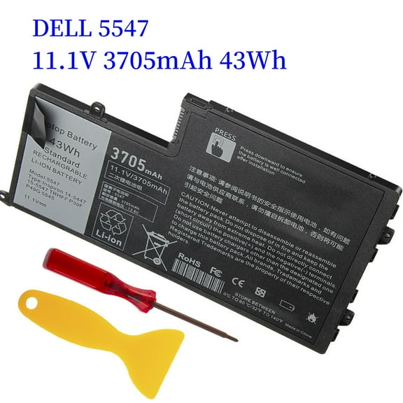 TRHFF 01V2F 11.1V 43Wh Battery Compatible with Dell Inspiron 5547 N5447 15-5548 14 15 5000 5445 5447 5448 Latitude 14 3450 15 3550 fits 0TRHFF 0PD19 DFVYN 0DFVYN P39F