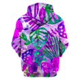 thumbnail image 3 of WEAIXIMIUNG Chandails en Molleton Mignons pour Femmes Mode Décontractée Automne/hiver Imprimé Floral Vacances Sports de Plein Air avec Cordon de Serrage et Poche, 3 of 3