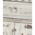 thumbnail image 5 of Alaterre Furniture Country Cottage Rustic Accent Cabinet with Storage Drawer and Two Doors, Solid Pine Wood, White Antique Finish, 5 of 7