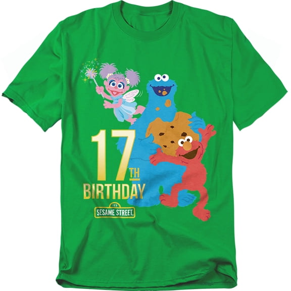 Sesame Street T-Shirt 17Th Birthday Unisex Graphic Tee For Men & Women