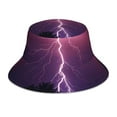 thumbnail image 1 of Balery Thunderstorm Violet Purple Sombreros para el sol para hombre y mujer, sombrero de pescador con UPF 50+, 1 of 6