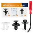 thumbnail image 5 of 101-Piece Engine Cover Push Retainer Clips Set for Lexus & Toyota, Compatible with Models Including Avalon & Camry, Replaces 90467-07201, 90189-06193, 90159-60477, Includes Fastener Removal Tool, 5 of 9