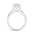 thumbnail image 4 of AFFY Infinity Hidden Halo Solitaire Engagement Ring for Women, 2.75 Carat (ctw) Princess and Round Cut Lab Grown Diamond Ring In 14K White Gold Over Sterling Silver F-G-H, SI Quality Ring Size-7.5, 4 of 7