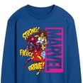 thumbnail image 3 of Marvel - Super Hero Women Sound Effects - Men's Long Sleeve Graphic T-Shirt, 3 of 5