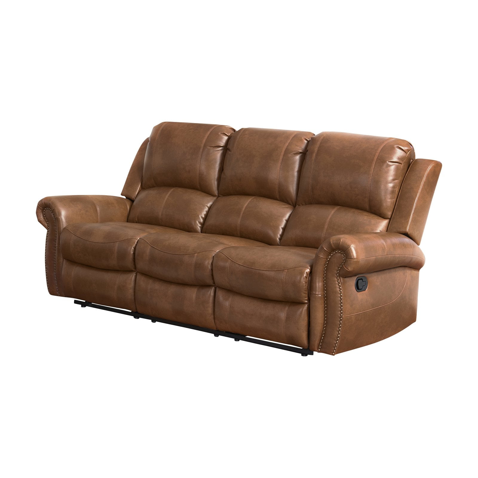 Abbyson Winston Reclining Sofa - Walmart.com - Walmart.com