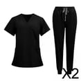 thumbnail image 1 of 2x Conjunto De Uniforme De Enfermería, Camiseta De Manga Corta Y Pantalones De Enfermera Para Peluquero De Mascotas, 1 of 8