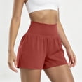 thumbnail image 4 of xfsWaSs Athletic Shorts for Women High Waisted Running Shorts with Liner Breathable Comfortable Workout Gym Yoga Shorts with Pocket Activewear, 4 of 7