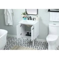 thumbnail image 5 of Elegant Decor Cyrus 24" MDF Single Bathroom Vanity with Backsplash in White, 5 of 5