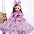 thumbnail image 4 of Muñecas de moda para niñas de 60 cm, grandes, originales, hechas a mano, 1/3, conjunto completo, 15 muñecas articuladas, juguetes para niñas, Gif para niños, muñecas de moda, 4 of 5