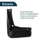thumbnail image 4 of Guardias contra salpicaduras Unique Bargains para Volkswagen Golf 7 R-L"e 2017-2018 con accesorios de montaje, guardabarros delanteros y traseros, 1 juego, 4 of 6