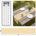 thumbnail image 2 of Yellow Orange Gingham Table Runner Farmhouse Buffalo Plaid Checkered Tablerunners 13 x 48 Inch, Table Decorations Tabletop Scarf for Summer Gathering Holiday Farmhouse Kitchen Dining Decor, 2 of 4