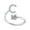 C, variant on Rings for Women's Fashion OpeningRing Couple Ring Opening Letter Ring Jewelry