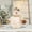 G, variant on EUDIDV Xmas Decoration Ornaments Santa Claus And Reindeer Sleigh Acrylic Sign With Stand Inspirational Desktop Display Sign Home Decoration Christmas Figurines