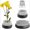 Silver, variant on 3 Pcs Silver Flower Frogs for Arrangements Vase, Ikebana Stem Holder Kenzan Floral Frog Arrangement Holder Pin for Vases Centerpieces