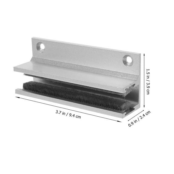 LEXSOMEO 2pcs Shower Door Bottom Guides Replacement Shower Door Parts Bottom Guide Shower Door Bumpers