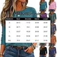 thumbnail image 3 of Women's Casual Shirts Long Sleeve Tops Crewneck Tshirts Fall Clothes Breathable Comfort Lightweight Basic Tees,Casual Workout Clothes,Solid or Graphic Tshirts Wine S, 3 of 4