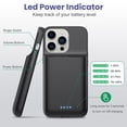 thumbnail image 3 of Funda Batería Yacikos 7500mAh para iPhone 13/13 Pro/14 de 6.1", 3 of 7
