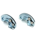 thumbnail image 3 of KAFENDA [2 pcs] Door Hinge Industrial Hinges Semi-Circular Door Hinges Hidden 90 Degree Door Hinge semicircular Door Hinge for Industrial Equipment Cabinet Door Hardware (Argent) C63, 3 of 3
