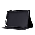 thumbnail image 4 of Tablet Case for Amazon Fire 7 12th Gen 2022, Embossed Tree Pattern PU Leather Book Style Smart Auto Wake/Sleep Cover with Stand Card Slots Magnetic Clasp Shockproof Case, Black, 4 of 9
