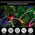 thumbnail image 5 of Pastel Easter Lights String, Multicolor Christmas Mini Light, 32.5FT 100 LED with 16 Light Modes, Fairy Lights Plug in for Outdoor Xmas Trees Garland Wreath Holiday Decorations, 5 of 5