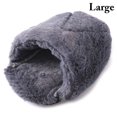 thumbnail image 1 of Hamster Warm Nest Non-slip Fake Rabbit Fur Hedgehog Cave Bed Rabbit Cushion Bed, 1 of 10