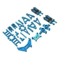 thumbnail image 3 of MERIGLARE RC Cars Metal Spare Parts Chassis Kits Front Steering Cup Steering Cup Tie Rod Metal Fittings Toys Hobbies for 14301 14302 RC , Blue, 3 of 8