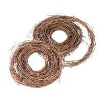 FRCOLOR Brown Vine Accessories Twig Gar for Festive Home and Holiday Decor