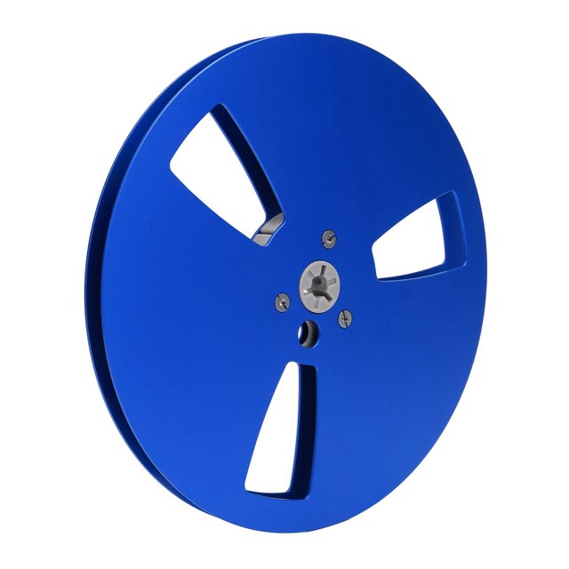 Carrete Vacío de Cinta de Sonido de Carrete Abilar de 7 Pulgadas para Ampex, Aleacio de Aluminio, 3 Agujeros, Carrete de Cinta Vacía de 1/4 7 Pulgadas, Adecuado para Revox