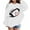 White, variant on AWZXDE Girls Hooded Sweatshirt Winter Daily Casual Football Print Sweatshirt Top Hooded Sportswear for Girls Comfort Red,3-4 Years