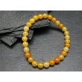 thumbnail image 2 of Natural Himalayan Gold Azeztulite 6mm Round Shape Smooth Cut Beads Stretchable Bracelet for Men & Women., 2 of 3