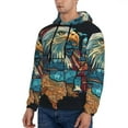thumbnail image 3 of Sikiie Stained Glass Eagle USA Men's Hoodie, Essentials Hoodie, Sweatshirt, Pullover Hooded Sweatshirt for Men-4X-Large, 3 of 7