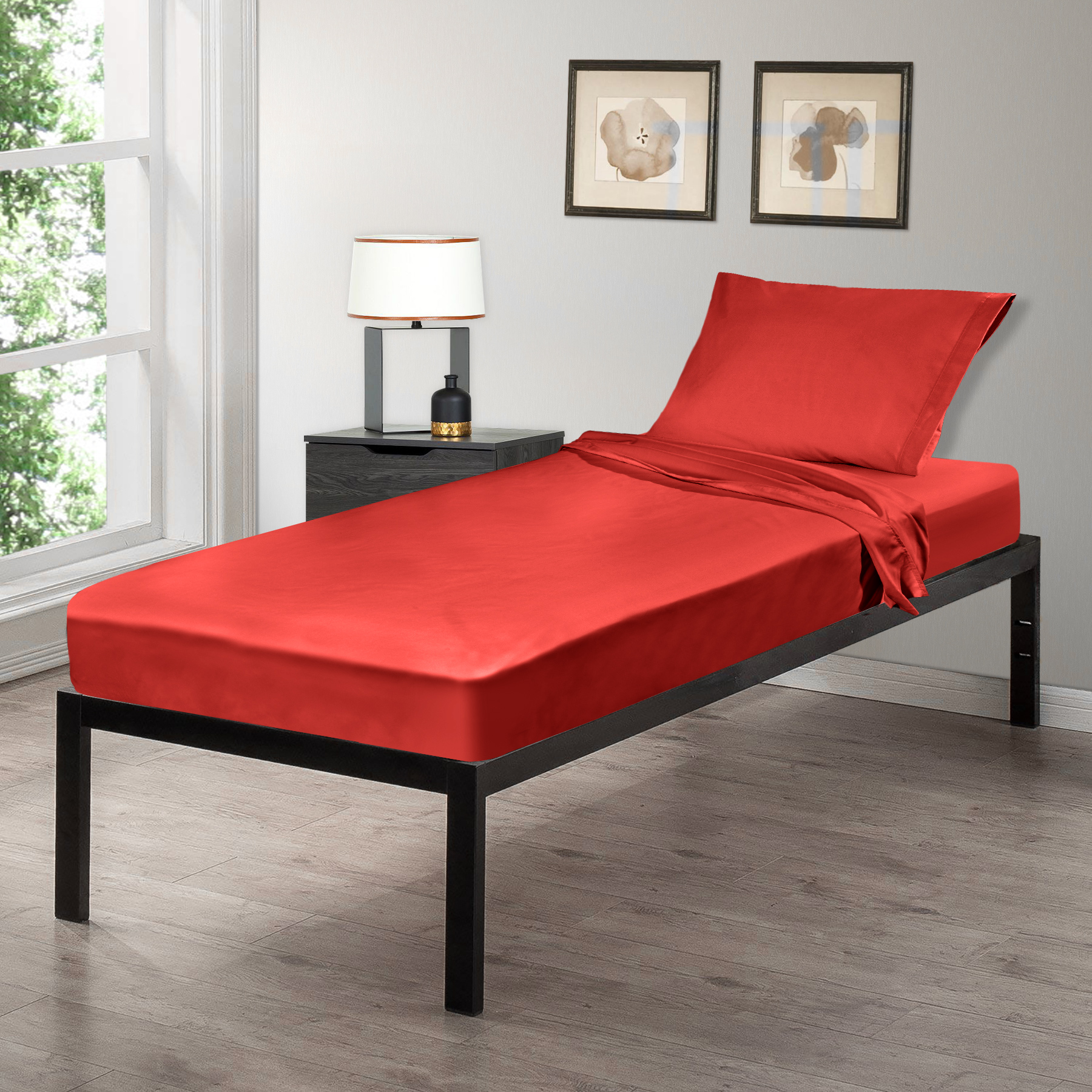 Details about / Cot Size 30/" x 75/" Fitted Sheet For Camp Bunk Beds//RVs//Guest Beds