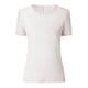 thumbnail image 4 of Moda mujer casual manga corta cuello redondo sólido tops encaje patchwork blusa Pompotops  hkajfhjk465150, 4 of 5