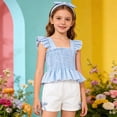 thumbnail image 2 of WRTFVZA Stylish Girls Matching Outfit Soft Casual Two Piece Set For Toddlers And Kids Comfortable Daily Wear 2T Girls Clothes, 2 of 4