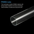 thumbnail image 4 of Acrylic Pipe Clear Rigid Round Tube 47mm ID 50mm OD 14" for Lamps and Lanterns, Water Cooling System 2pcs, 4 of 6