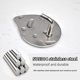 thumbnail image 2 of Pack Of 4 Self-adhesive Stainless Steel Wall Hooks, 2 of 5
