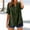 Army Green 1, variant on Womens Plus Size Tops Short Sleeve V-Neck Loose Fit Blouses Summer Fashion Gradient Print Casual Shirts Beige