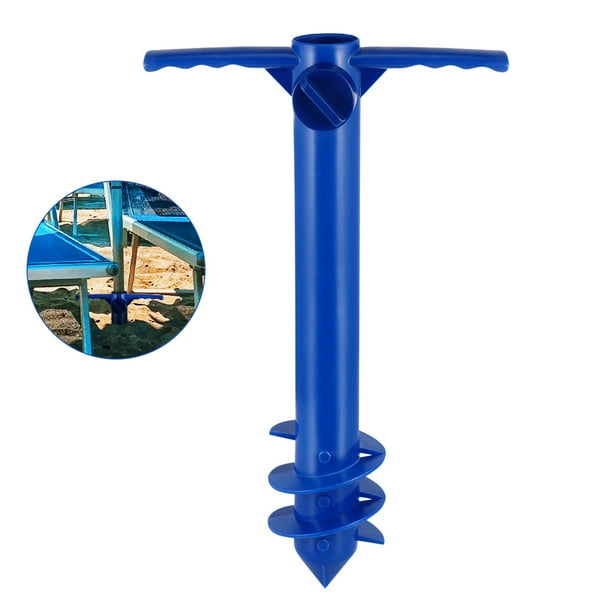 Beach Umbrella Sand Anchor, Spiral Sand Anchor for Umbrella, Beach