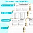 thumbnail image 5 of OMEYA Planner 2026 2027, Hardcover Academic Planner 5.8" x 8.3", Planner 2026 2027 Weekly and Monthly Jul.26 - Jun.27, with Inner Pockets, Monthly Tabs, Elastic Closure, Cute Planner for Women, 5 of 11