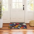 thumbnail image 3 of Yayeee Doormat for Indoor Entrance 32" x 20" Non Slippery Floor Rug, Bright Colorful Flowers Pattern, 3 of 8